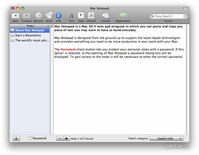 notepad software for mac