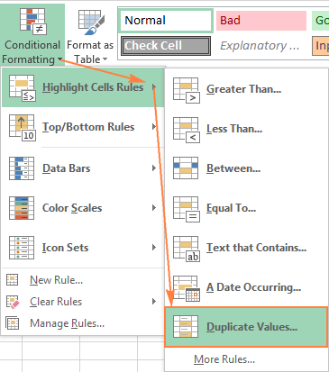 excel sort for duplicates ion mac